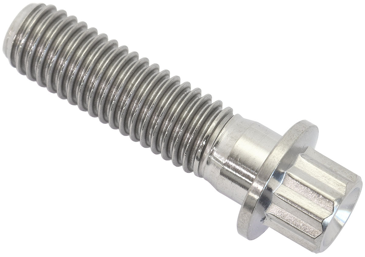 Aeroflow AF3502-1181 M8x1.25 TITANIUM BOLT 30mm UHL12 POINT SINGLE M8 x 1.25mm