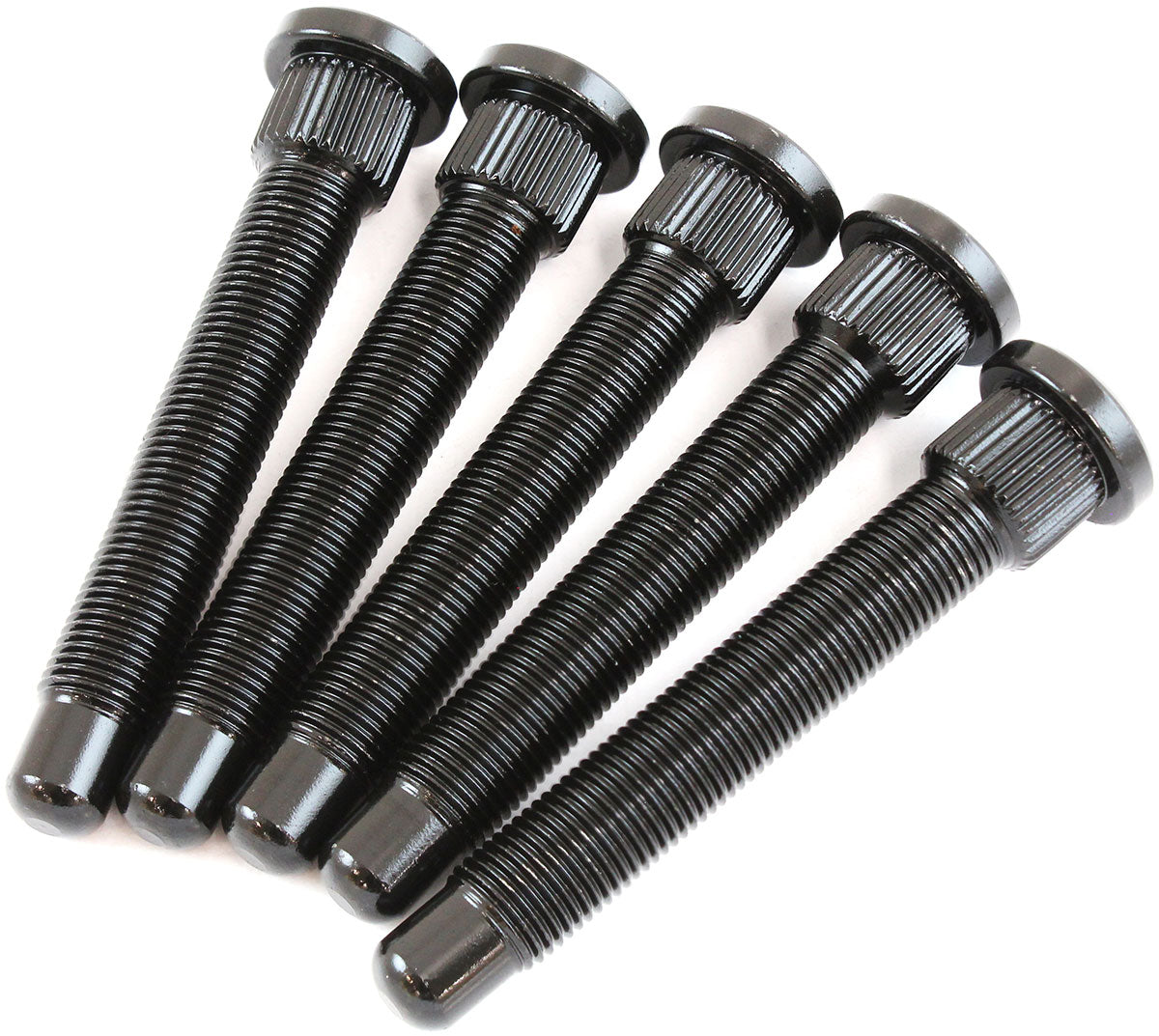 Aeroflow AF5071-1005 1/2-20" Wheel Studs 0.629" Knurl 88.8mm UHL 5 Pack Ford