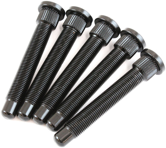 Aeroflow AF5071-1005 1/2-20" Wheel Studs 0.629" Knurl 88.8mm UHL 5 Pack Ford