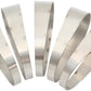 Aeroflow AF9489-3000 3" Pie Cuts Oval Exhaust Tube Bend 1D Tight Radius S/S 45Deg
