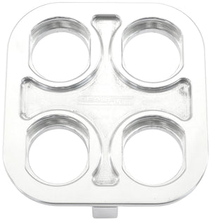 Aeroflow AF88-2022 BILLET BULKHEAD PLATE 4 PORT SQUARE MODULAR UNIVERSAL POL AN AC Aeroflow - AF 88-2021