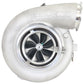 BOOSTED 102102 V-Band 1.22 Turbocharger 2500HP, Natural Cast Finish (External Wastegate, V-Band Inlet & Exhaust Flanges)