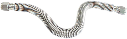Aeroflow AF463-39 FLEXIBLE TURBO DRAIN HOSE S/S FEMALE 2 x -10AN 650MM LONG