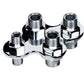 Billet Specialties BS66925 Polished 4 Port A/C & Heater Bulkhead
