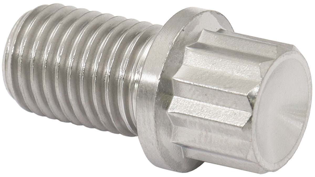 Aeroflow AF3503-0590 M10X1.25 Titanium Bolt 15mm UHL 12 Point Single M10 X 1.25mm
