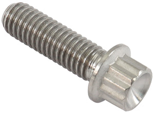 Aeroflow AF3501-0787 M6x1.00 TITANIUM BOLT 20mm UHL12 POINT SINGLE M6 x 1.00mm