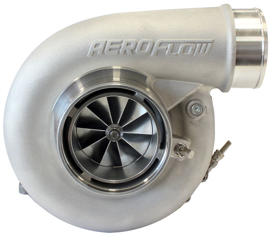 BOOSTED 7375 T4 1.25 Turbocharger 1200HP, Natural Cast Finish (External Wastegate, T4 Inlet Flange, V-Band Exhaust Flange)