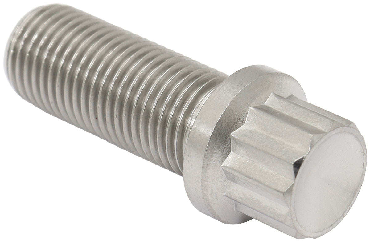 Aeroflow AF3505-1181 M12X1.25 Titanium Bolt 30mm UHL 12 Point Single M12 X 1.25mm