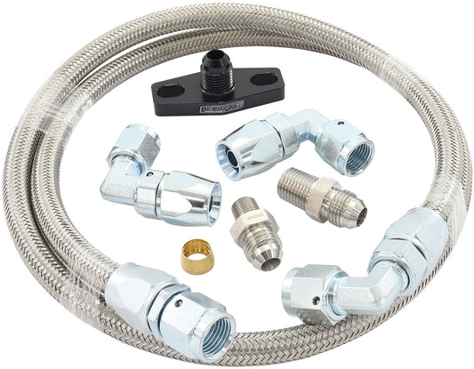Aeroflow AF30-1012 UNIVERSAL TURBO OIL FEED LINE -6AN LINE KIT NPT/BSP 1 METRE
