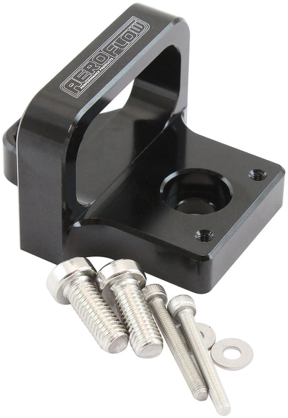 Aeroflow AF64-1036 3 Port Boost SolenoID Mountingholder Bracket Black Mac Valve Aeroflow- AF 64-1036