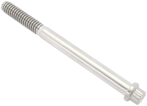 Aeroflow AF3511-3000 1/4" UNC TITANIUM BOLT 3.00" UHL 12 POINT SINGLE 1/4-20"