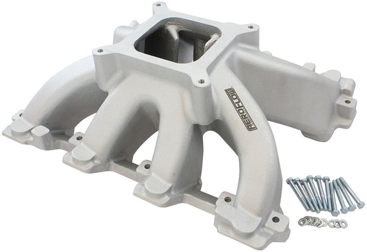 Aeroflow AF6040-5005 Gm LS Carby Hi Rise Intake Manifold Cathedral Non EFI LS1Ls2 Natura Aeroflow- 6040-5000