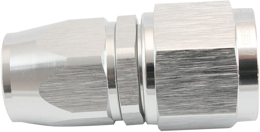 Aeroflow AF201-08-10DS Stepped Straight End -8 Hose To -10AN Reducer Hose End Silvteflon AF 201-08-10Ds