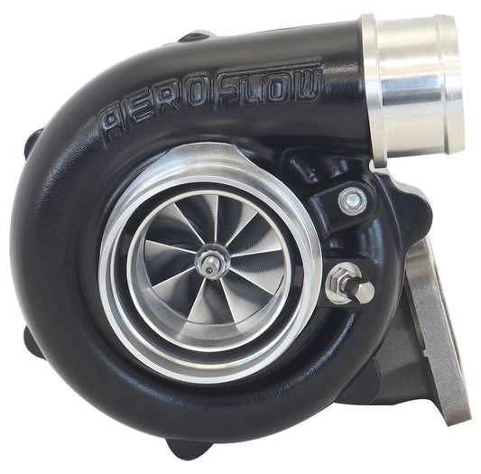 Aeroflow AF8005-3036BLK BOOSTED B5455.82 T3 FLANGE V-BAND OUTLET G30 660 BLACK
