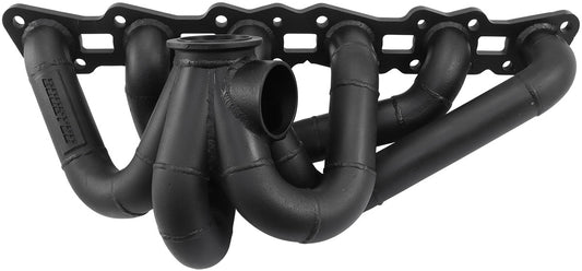 Aeroflow AF8207-4000 for Nissan RB20, RB25 & RB26 V-Band Turbo Manifold Suits High Mount GT30-GT35 Turbo, with 50mm External Wastegate Flange