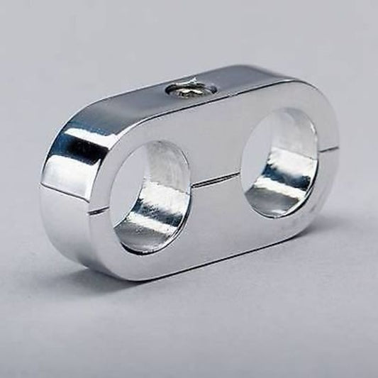 Billet Specialties BS68120 Polished Alloy Hose Separator 2 X 1/2" Holes