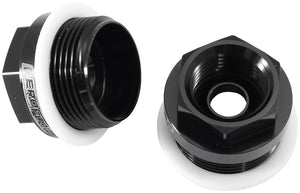Aeroflow AF700-03BLK HOLLEY CARB INLET FITTING BLACK MALE 7/8-20" TO 5/8-18"