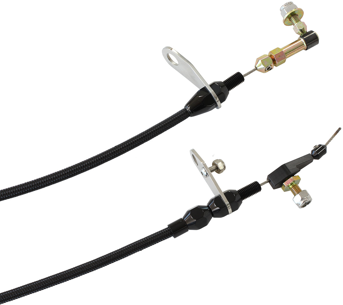 Aeroflow AF72-7008BLK Aeroflow Kickdown Torqueflite 727 Cable Black Finish