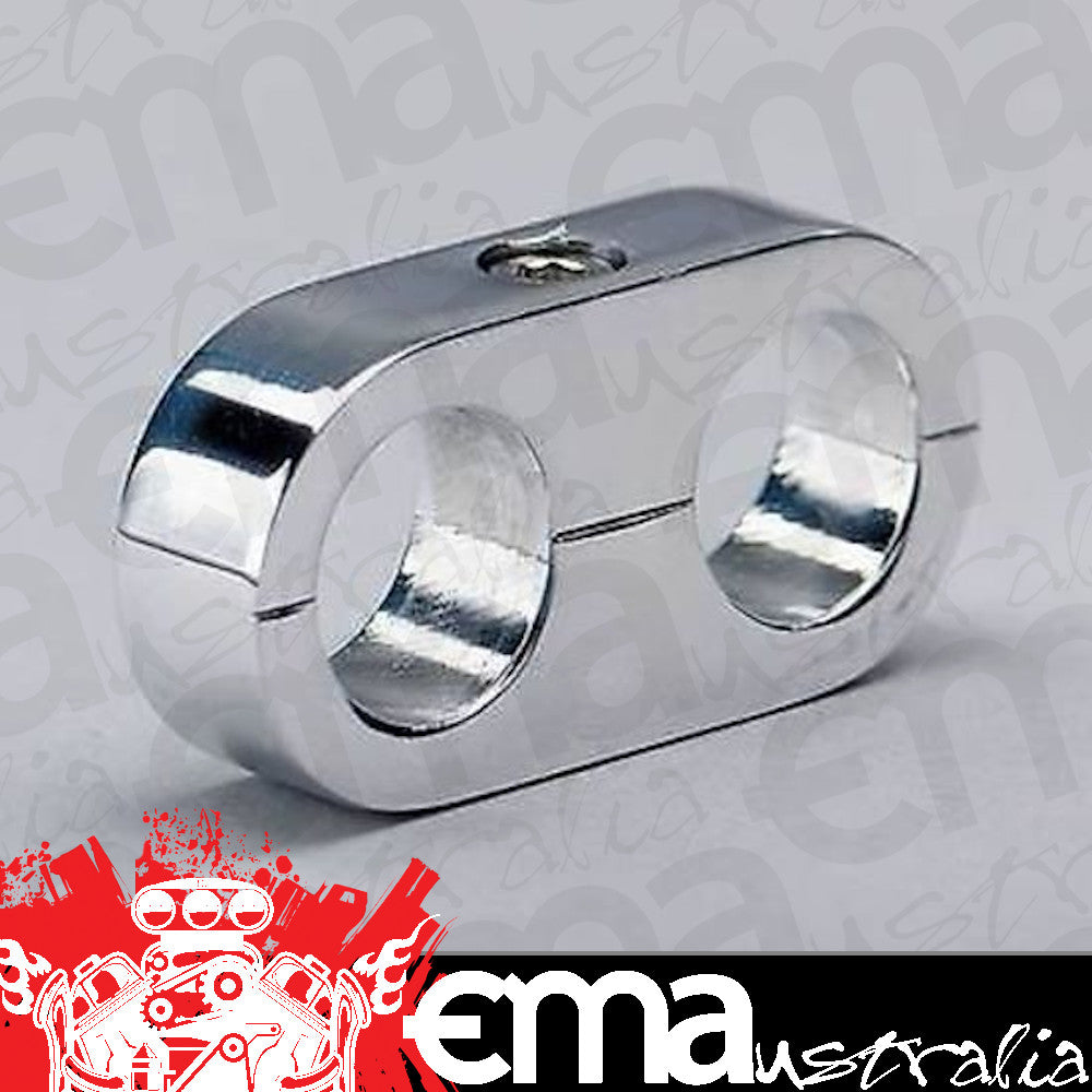 Billet Specialties BS68520 Polished Alloy Hose Separator 2 X .781" Holes