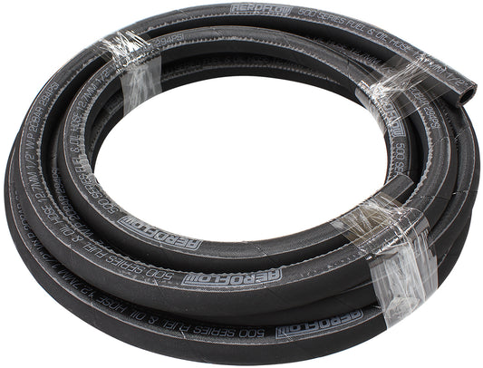 500 Series Black Push Lock Hose -5AN (15 Metre Length)