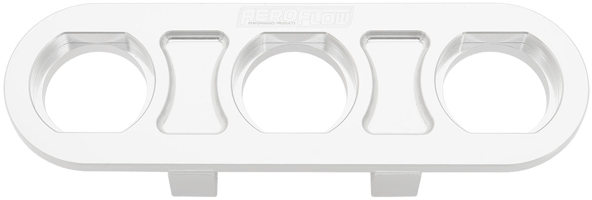Aeroflow AF88-2020 BILLET BULKHEAD PLATE 3 PORT MODULAR UNIVERSAL POLISHED AN AC Aeroflow - AF 88-2020