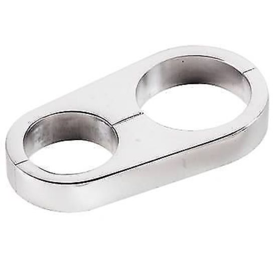 Billet Specialties BS68725 Polished Alloy Hose Separator .906" & 1.015" Holes