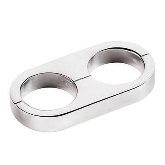 Billet Specialties BS68820 Polished Alloy Hose Separator 2 X 1.015" Holes
