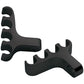Billet Specialties BS69784 Ignition Lead Separators Black 4-Lead Horizontal Mount 8.5Mm Lead (pair)