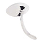 Billet Specialties BS74520 Polished Alloy Oval Side Mirrors 4.2" X 2.3" 1 (pair)