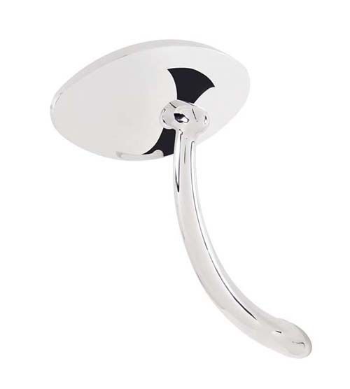 Billet Specialties BS74520 Polished Alloy Oval Side Mirrors 4.2" X 2.3" 1 (pair)