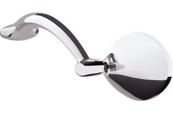 Billet Specialties BS74920 Polished Alloy Oval Offset Side Mirror Set (pair)