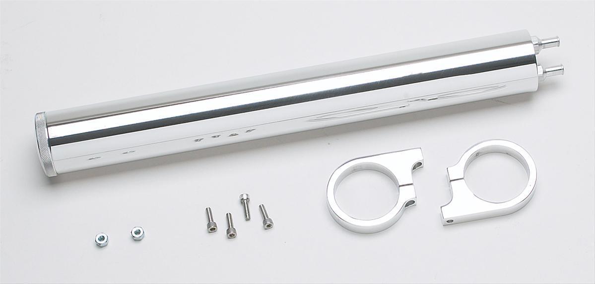 Billet Specialties BS77113 Polished Billet Overflow Tank 13" H X 2" Dia 10Oz