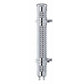 Billet Specialties BS77213 Polished Overflow Tank 13" H X 2" Dia 10Oz Ribbed