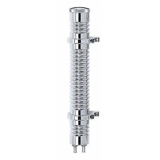 Billet Specialties BS77213 Polished Overflow Tank 13" H X 2" Dia 10Oz Ribbed