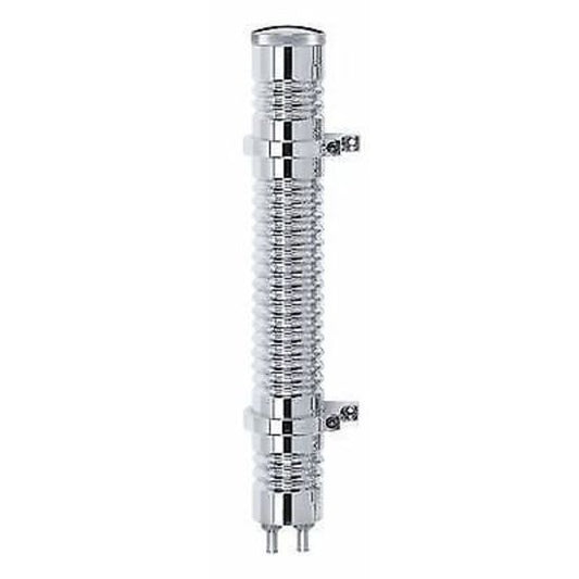 Billet Specialties BS77213 Polished Overflow Tank 13" H X 2" Dia 10Oz Ribbed