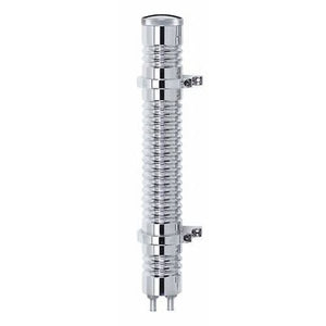 Billet Specialties BS77217 Polished Overflow Tank 17" H X 2" Dia 473Ml Ribbed