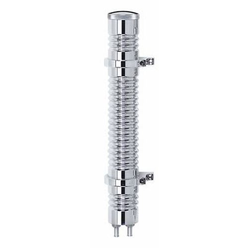 Billet Specialties BS77217 Polished Overflow Tank 17" H X 2" Dia 473Ml Ribbed