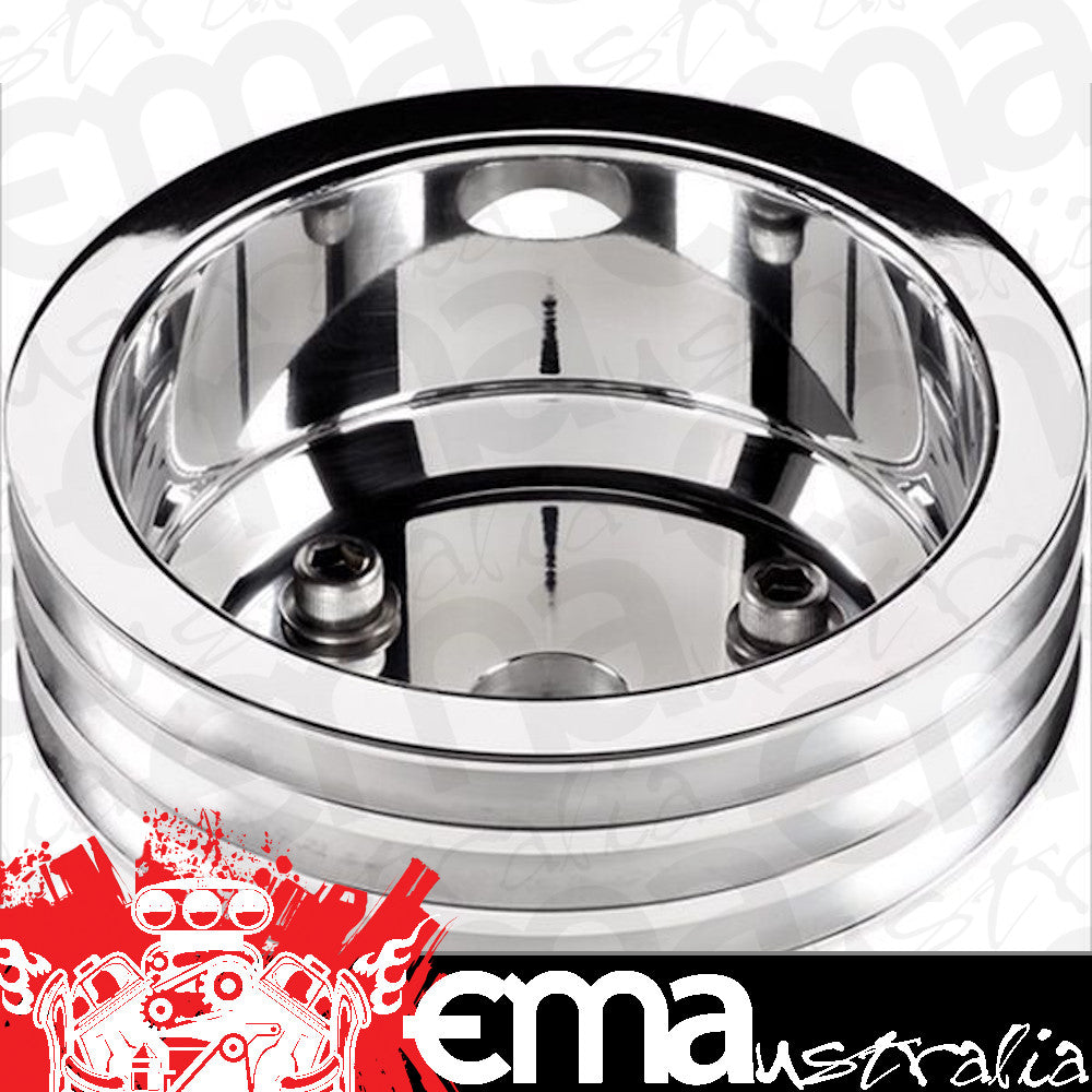 Billet Specialties BS79230 Crankshaft Pulley 3 Groove suit Chev BB Long Pump