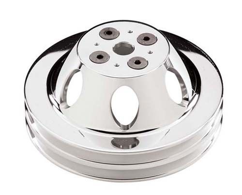 Billet Specialties BS82220 Double V Short Water Pump Pulley Chev BB 6-7/16"