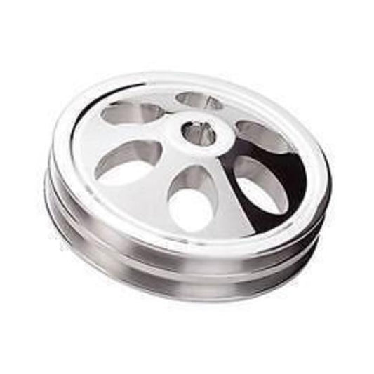 Billet Specialties BS86220 Power Steering Pulley 2 V Saginaw With Keyway