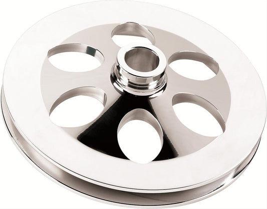 Billet Specialties BS86420 Saginaw Power Steering Pulley 1 Groove suit Long Pump