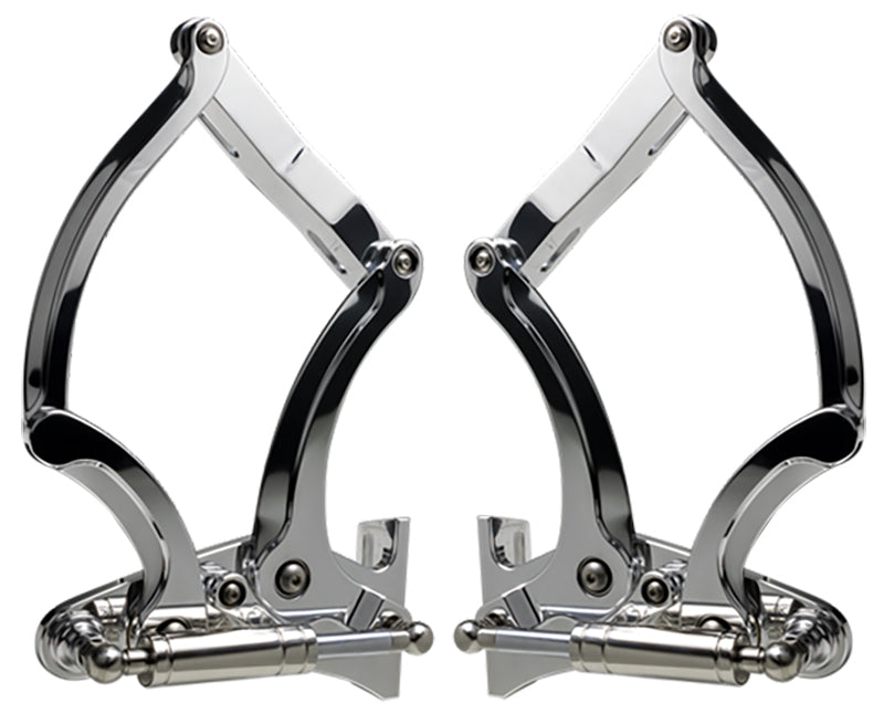 Billet Specialties BS873512 Billet 55-56 Chevy Hood Hinges