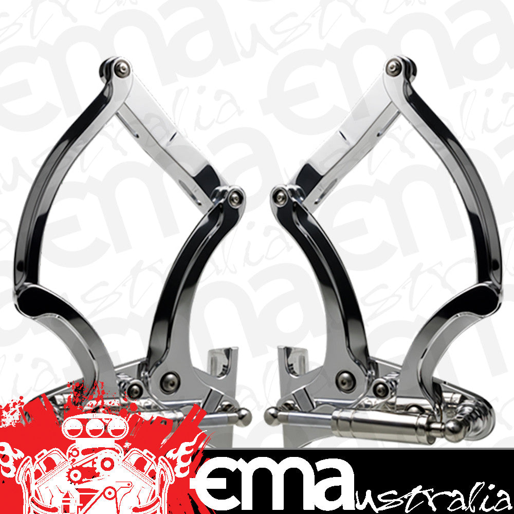 Billet Specialties BS873512 Billet 55-56 Chevy Hood Hinges