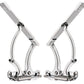 Billet Specialties BS873610 Billet Bonnet Hinges Polished suit Chev Camaro 1967-69, Chevelle & El Camino 1965-67
