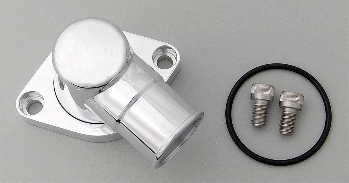 Billet Specialties BS90220 Polished Alloy Thermostat Housing 0Ç÷ suit Chev V8