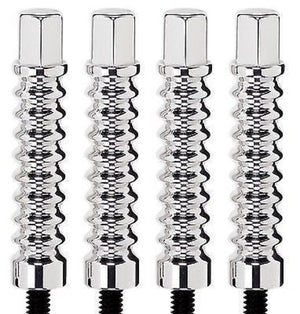Billet Specialties BS95012 Valve Cover Hold Down Bolts Ribbed Pack Of 4