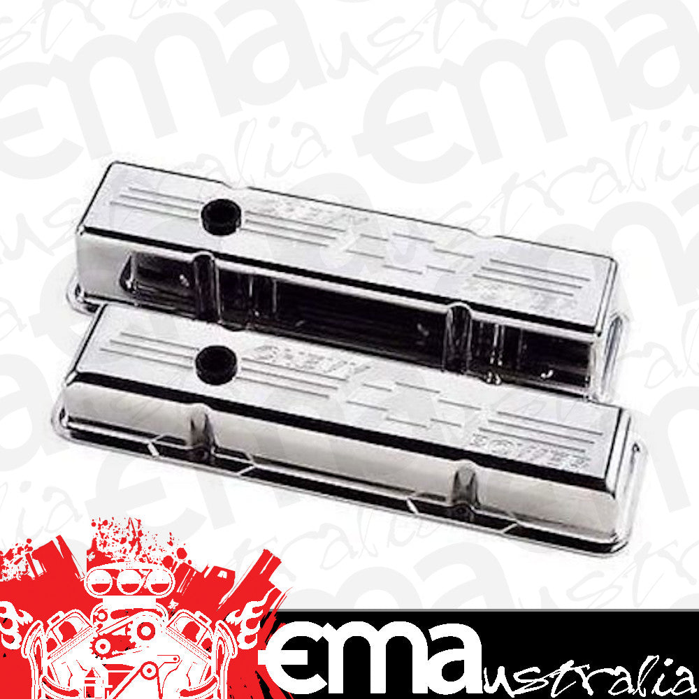 Billet Specialties BS95222 Chev SB Tall Polished Alloy Valve Covers