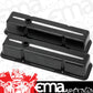 Billet Specialties BS95224 Aluminium Streamline Valve Covers - Black suit SB Chev - Tall