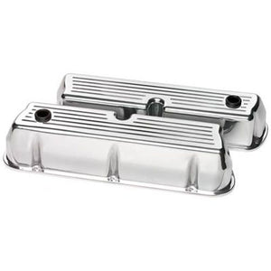 Billet Specialties BS95320 Ford 289-351W Tall Polished Alloy Valve Covers