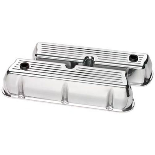 Billet Specialties BS95320 Ford 289-351W Tall Polished Alloy Valve Covers